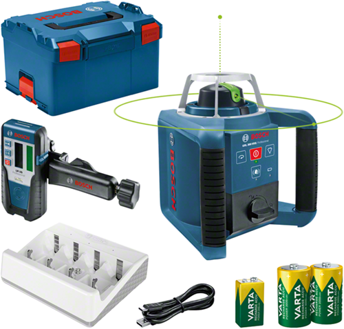 Bosch Blauw GRL 300 HVG - Rotatielaser - LR1G - L-B - 0601061704