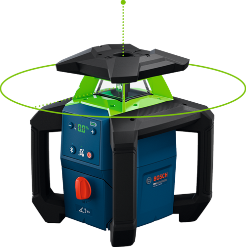 Bosch Blauw GRL 18V-4-34 CVG | Accu rotatielaser 18V groen + LR45 in L-BOXX (1x 4.0Ah ProCORE accu + GAL 18V-40 lader) - 0601061H00-2