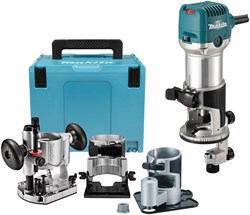 Makita RT0702CX3J | 230 V Kantenfrees | met diverse voeten | in Mbox - RT0702CX3J