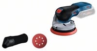 Bosch Blauw GEX 18V-125 Professional | Accu-excenterschuurmachine | 18V | Body | Zonder Accu's & Laders | In Doos - 0601372201