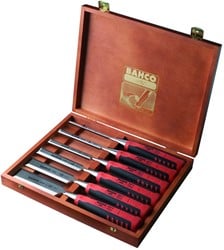 Bahco 424p 6-dlg beitelset in houten kist | 424P-S6-EUR
