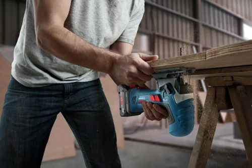 Bosch Blauw GST 18V-125 S Professional | Accu Decoupeerzaag | Zonder accu en lader | In L-Boxx - 06015B2000-3