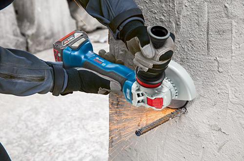 Bosch Blauw GWX 18V-10 P Accu Haakse Slijper | 125 mm | Zonder accu en lader | In L-Boxx - 06019J4201-3