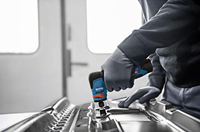 Bosch Blauw GWG 12V-50 S Accu Rechte Slijper | 12V | Zonder accu en lader | In doos - 06013A7000-3
