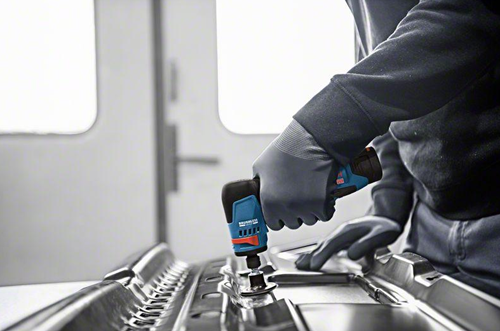 Bosch Blauw GWG 12V-50 S Accu Rechte Slijper | 12V | Zonder accu en lader | In doos - 06013A7000-3