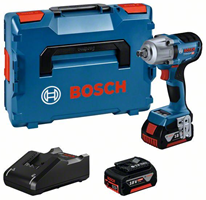Bosch Blauw GDS 18V-450 PC Accu Slagmoersleutel | 450 Nm | 2 x 4,0 Ah