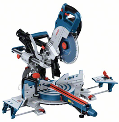 Bosch Blauw GCM 18V-216 DC Accu Afkortzaag | 216 mm | Zonder accu's en lader - 0601B47001