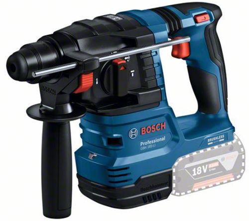 Bosch Blauw 0615A501TM | Accu combopack 18V in tas met GSB 18V-45, GBH 18V-22 en GEX 185-LI (2x 4.0Ah accu + lader) - 0615A501TM-3