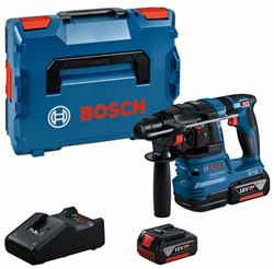 Bosch Blauw GBH 18V-22 Accu Boorhamer | 1,9J | 2 x 4,0 Ah accu + snellader  | In L-Boxx - 0611924002