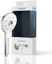 Schütte PERUZZI Handdouche | Chroom/Wit - 60840