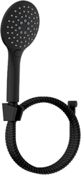 Schütte RAVEN Handdoucheset met wandhouder | 3 Functies | Mat Zwart - 61916