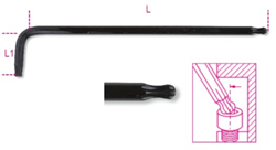 Beta Haakse stiftsleutels met kogelkop, lang model, voor Torx® schroeven 97BTXL 15 - 000970315