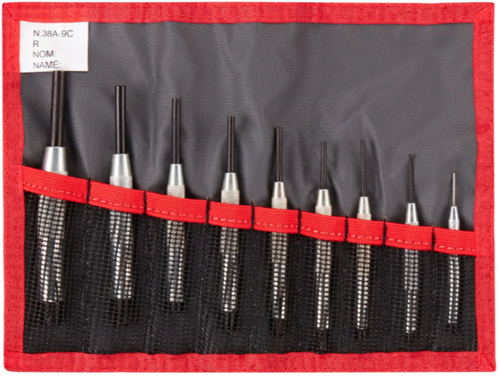 Facom nylon etui 9 opbergzakjes - N.38A-9C
