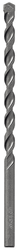 Heller Betonboor | d. 4 mm | totale lengte 85 mm | cilindrische schacht | 1 stuk - 10001 - 10001