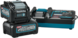 Makita Startset XGT DC40RA/2xBL4040 - 191L77-9