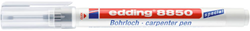 Edding Boorgatmarker | zwart | streepbreedte 1,0 mm ronde punt | 1 stuk - 4-8850-1-4001 - 4-8850-1-4001