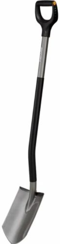 Fiskars Ergonomic tuinspade spits | Grijs - 1066708