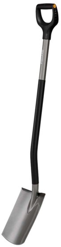 Fiskars Ergonomic ronde tuinspade | Grijs - 1066710