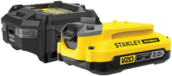 Stanley FATMAX SFMCB10D1 V20 18V Starter Kit | 1x2Ah + Lader - SFMCB10D1-QW