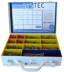Systec Assortimentskoffer Spaanplaatschroef Rvs-A2 Pk Tx - 8960.60.40302