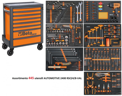 Beta 2400 Rsc24/8 Val-Wagen + 445-delig Assortiment - 024004007