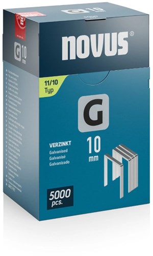 Novus Vlakdraad nieten G 11/10mm | | 5000 stuks - 042-0767-2