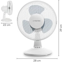 Trotec Tafelventilator TVE 10 wit | 39 cm - TRO014974-2