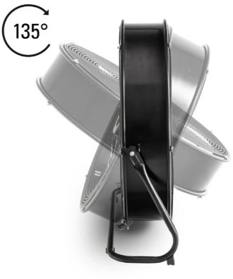 Trotec Vloerventilator TVM 24 D zwart | 124 Watt - TRO006051-3