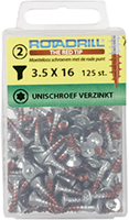 Rotadrill Rotadrill Unischroef Vz Pk +Snijpunt Torx TX20 3.5X16 | 125 stuks - 467.035.016