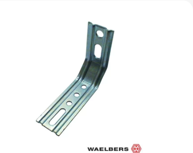 Waelbers Kozijnhoek m/ril 45° 155x70mm, blauw verzinkt (GV) - 100 Stuk(s) - 47029401.13