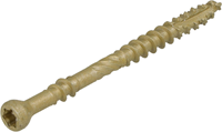 Dynaplus Vlonderschroef Xtreme Ar-Bronze Platkop-60° Deeldraad +Snijpunt Torx TX25 5.0X70/35 | 200 stuks - 0283.08.42201-2