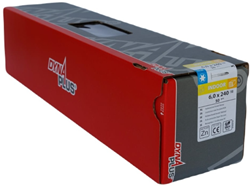Dynaplus Houtbouwschroef Verzinkt Tellerkop Deeldraad +Snijpunt Torx TX30 6.0X280/100 | 50 stuks - 0286.01.55001