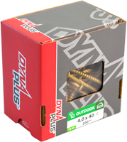 Dynaplus Gevelschroef Ar-Bronze Cilinderkop Deeldraad Torx TX15 4.0X40/22 | 200 stuks - 0284.08.25601