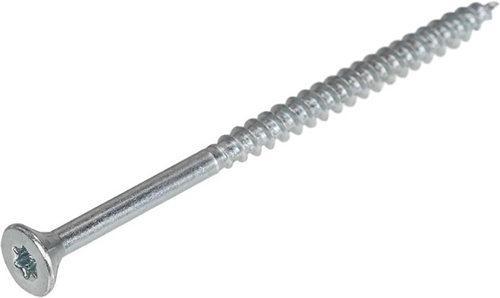 Hoenderdaal Spaanplaatschroef Verzinkt Platkop deeldraad Torx TX25 6.0X120/70 | 100 stuks - 0206.01.50801-2