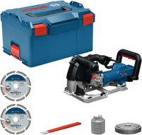 Bosch Blauw GNF20-40 Muurfrees (2x diamantschijf, vulringen, opnamefles, snelspanmoer, scheidingstool) - 06016C5100