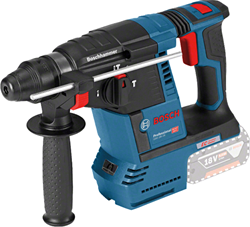 Bosch Blauw GBH 18V-26 Accu boorhamer + SDS-+ boren 5X en beitels - 061599769C