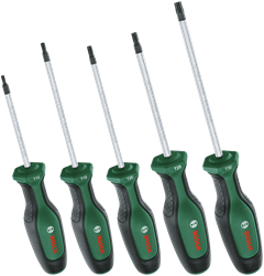 Bosch Groen Schroevendraaierset Torx 5-stuks - 1600A02BX6