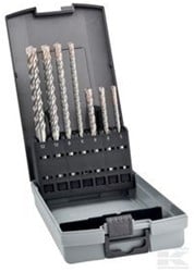 Hikoki Accessoires SDS-Plus HM 4-snijder hamerborenset 7-delig in cassette 783391