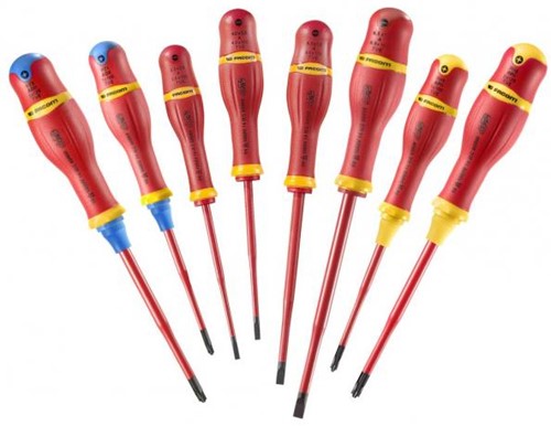 Facom ATB.J8TVE - set 8 schroevendraaier borneo slim bled - ATB.J8TVE