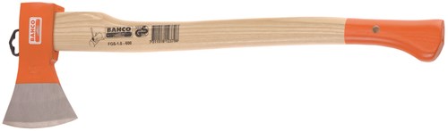 Bahco Velbijl met gebogen essenhouten steel | 700 mm | 1.8 kg - retailverpakking - FGS-1.25-700-WB