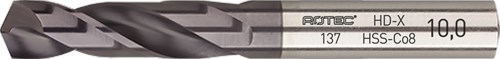 Rotec HSS-Co8 Spiraalb. DIN 1897 N-HD TiAlN 7,00 mm - 137.0700C