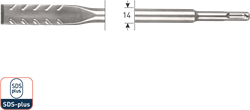 Rotec V-Breaker | vlakbeitel | SDS-plus |   - 215.0111
