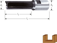 Rotec HM Groeffrees | GOLD-LINE | ø14x45 M12x1 - 271.03.1402-2