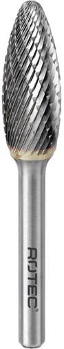 Rotec HM-Stiftfrees, model H - Z9 / INOX-vertand / ø8x19x64xø6mm - 4370809