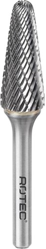 Rotec HM-Stiftfrees, model L - Z7 / STEEL-vertand / ø10x20x65xø6mm - 4391007