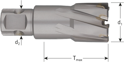 Rotec HM Kernboor HARD-LINE | Universeel 19 | ø32x40 - 546.0320-2