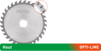 Rotec OPTI-LINE HM Cirkelzaagblad Voor Handmachines | Ø235x2,8x30 | Z=24 | WZ - 553.0526