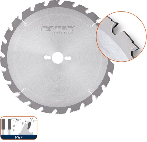 Rotec HM bouwzaagblad, ø350x3,5x30mm Z=28 FWF - 5532015