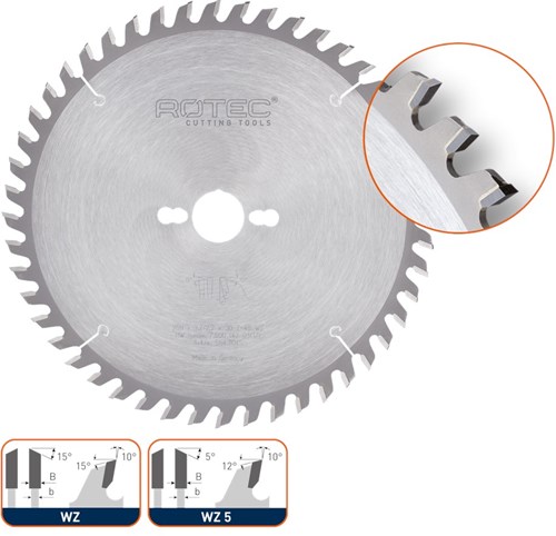 Rotec HM schulp- en afkortzaagblad, ø300x3,2x30mm Z=24 WZ - 5542090