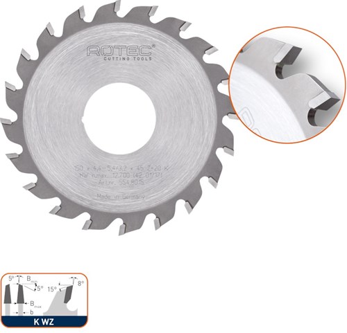 Rotec HM voorritszaagblad v. 554.7, ø200x4,4 - 5,6x65mm Z=36 K WZ - 5548075